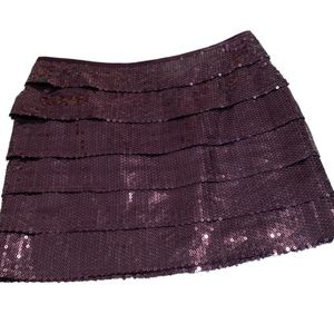 Purple sequin forever 21 skirt💜